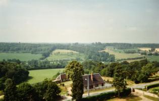 Vue aérienne de Campigny