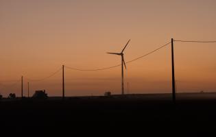 Coucher de soleil sur Campigny